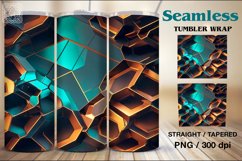 Space abstractions. Sublimation 20 oz Seamless Tumbler Wrap Product Image 1