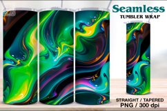 Vivid Waves Tumbler Sublimations , 20 oz Tumbler Wrap Product Image 1