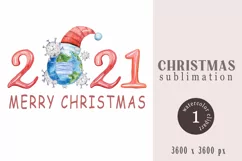 Covid Quarantine Christmas sublimation/ clipart - 2 png file Product Image 1