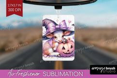 Cow Halloween Air Freshener PNG Coquette PNG Sublimation Product Image 1