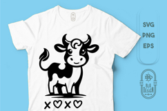 XOXO Cow | Sarcastic Valentine Day Product Image 1