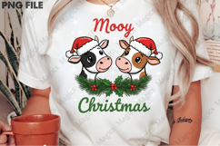 Cow Christmas PNG Product Image 2