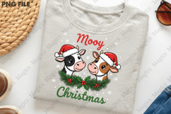 Cow Christmas PNG Product Image 3
