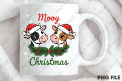 Cow Christmas PNG Product Image 4