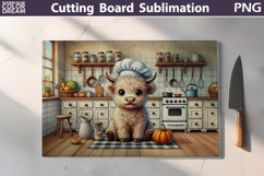 Cow Chef Cutting Board | Funny Cutting Board Product Image 2