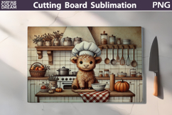 Cow Chef Cutting Board | Funny Cutting Board Product Image 4