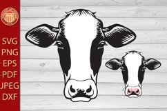 Cow Head - eps, jpg, dxf, svg, pdf, png files Product Image 1