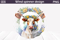 Cow Wind Spinner | Farm Wind Spinner Product Image 1