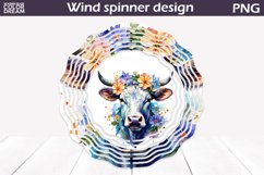 Cow Wind Spinner | Farm Wind Spinner Product Image 1