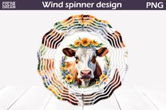 Cow Wind Spinner | Farm Wind Spinner Product Image 1