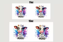 Cow Mug Wrap For 11 oz and 15 oz, 3d Mug, Funny Quotes Png