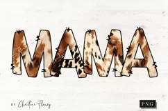 Western Cow Mama PNG | Mothers Day PNG Product Image 4