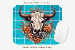 Cow Mouse Pad Sublimation  Western Mousepad Sublimation
