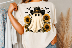 Cow Print Ghost Png, Western Halloween Sublimation Design Product Image 3