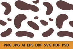 Seamless Cow Print Pattern Digital Product Image 1