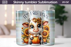 Cow Pumpkin Tumbler | Pumpkin Season Tumbler Product Image 1