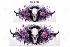 Cow skull Mug Wrap Sublimation Designs, 3d Mug, Cow Png