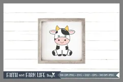 Baby Cow SVG, PNG, JPEG Product Image 2