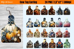 Cow Tag Earring Sublimation Bundle Product Image 1