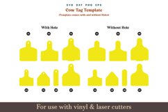 Cow tag svg, Cow ear tags svg Template, Cow tag outlined svg, Cow ear tags Cut files, Silhouette Cricut Glowfroge Laser cut file DXF
