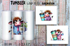 Watercolor cow fashion wrap Product Image 1