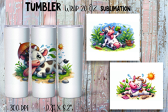 Watercolor cow fashion wrap Product Image 1