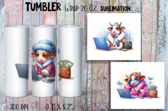 Watercolor cow fashion wrap Product Image 1