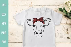 Cow face svg