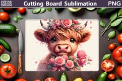 Highland Cow Cutting Board | Mothers Day Cutting Board Product Image 1