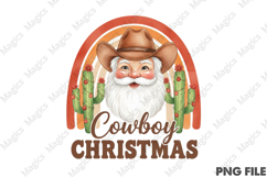 Cowboy Christmas PNG Product Image 1
