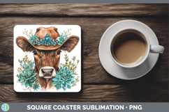 GorgeousCowboy Square Coaster design.