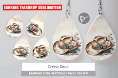 Earring Cowboy Decor Product Image 1