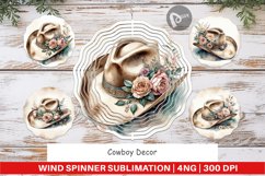 Wind Spinner Cowboy Decor Product Image 1