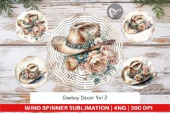 Wind Spinner Cowboy Decor Product Image 1