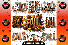 Cowboy Checkered Fall Png, Fall Pumpkin, Howdy Png, Fall Png Product Image 1