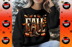 Cowboy Checkered Fall Png, Fall Pumpkin, Howdy Png, Fall Png Product Image 4