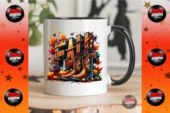 Cowboy Checkered Fall Png, Fall Pumpkin, Howdy Png, Fall Png Product Image 9
