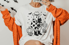 Halloween Ghost &amp; Skeleton Clipart Bundle, SVG PNG Product Image 13