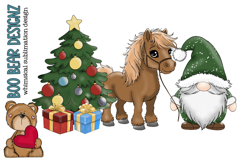 Christmas Gnome Clipart Product Image 1