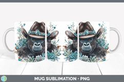 GorgeousCowboy Mug Wrap design.