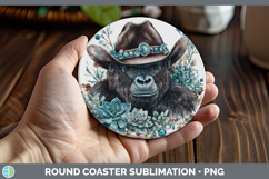 GorgeousCowboy Round Coaster design.