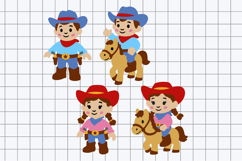 Cowboy &amp; Cowgirl Elements 3D SVG and PNG Product Image 2