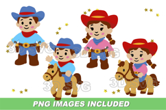 Cowboy &amp; Cowgirl Elements 3D SVG and PNG Product Image 4