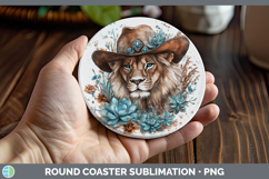 GorgeousCowboy Round Coaster design.