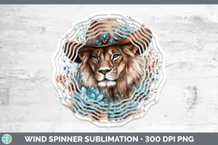 GorgeousCowboy Wind Spinner design.