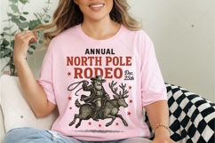 Cowboy Santa Claus PNG, Western Christmas shirt, North Pole Product Image 4
