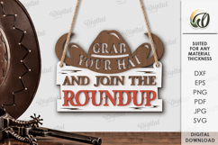 Cowboy welcome signs Bundle Laser Cut. Western SVG Product Image 5