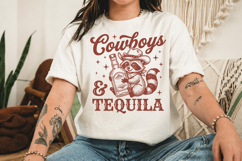 Cowboys &amp; Tequila SVG, Cute Raccoon Western Product Image 2