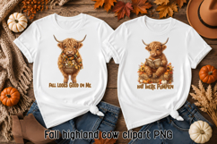 Fall Favorite Highland Cow PNG Clipart Product Image 1