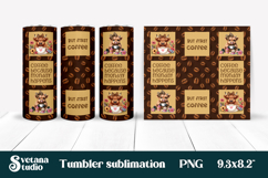 Highland cow coffee tumbler | Coffee quotes tumbler design Product Image 1